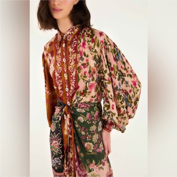 Farm Rio: Mixed Winter Garden Lenzing
Viscose Mini Dress - Picture 6 of 15